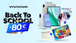 Vivacom стартира  Back to School кампания със специални отстъпки до 80 евро за смарт устройства