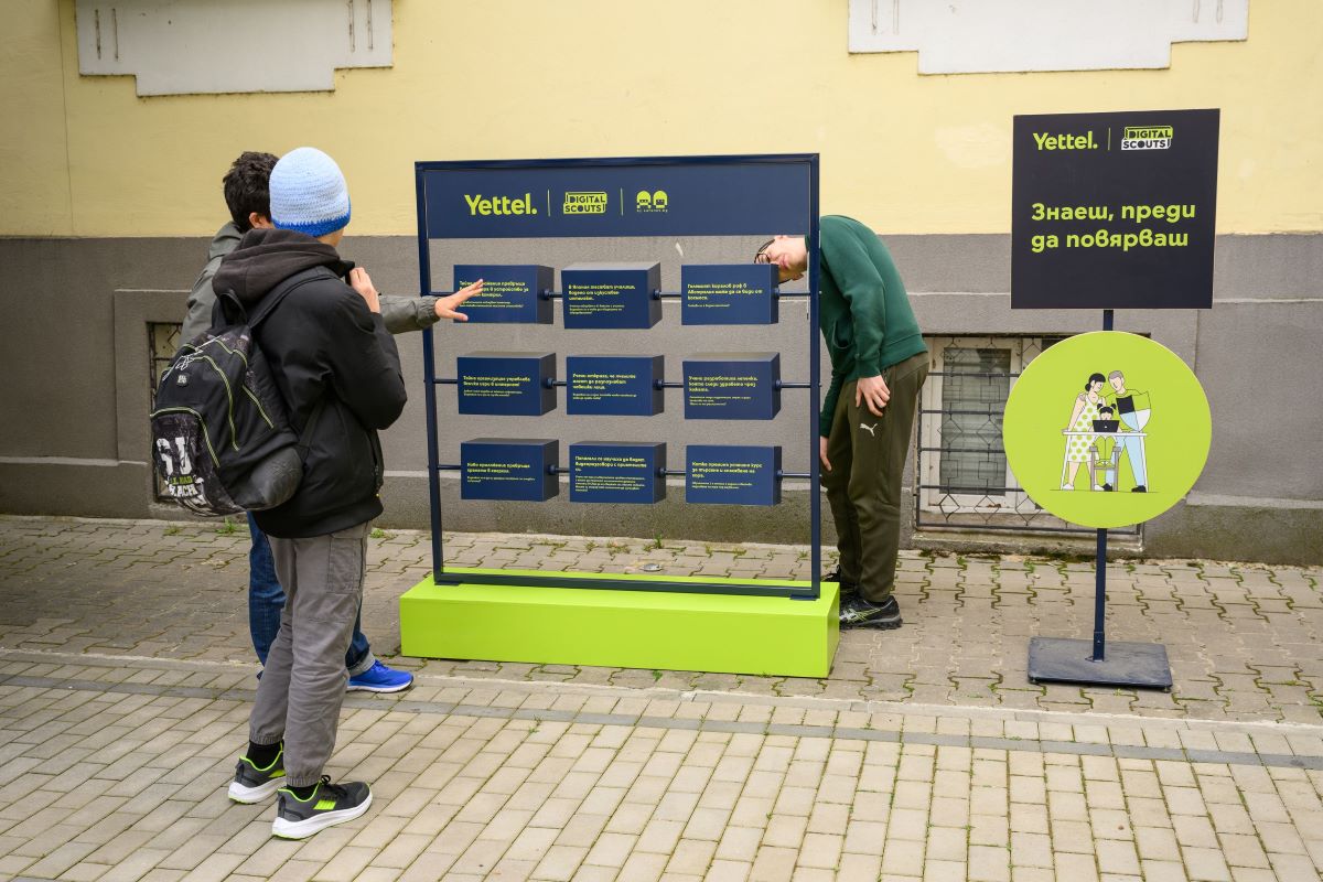 Забавни игри от Yettel учат деца и родители на дигитална безопасност в Mall of Sofia на прага на новата учебна година